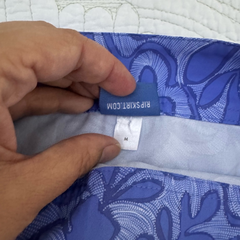 Women’s Ripskirt Floral Blue Skirt- Size M - Picture 4 of 13